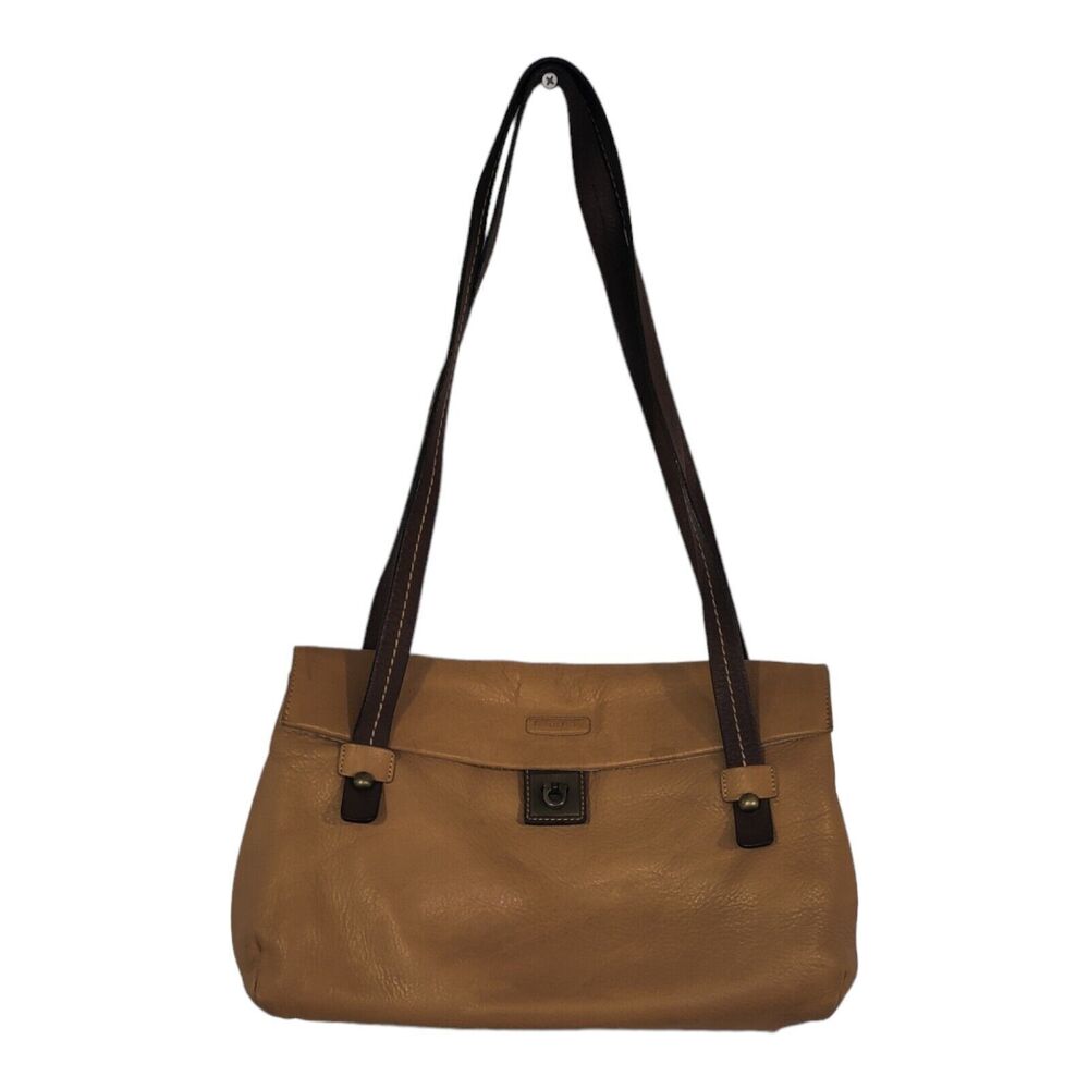Robert Pietri, Tan/Brown Stitched Straps Genuine leather Shoulder Bag - Spain